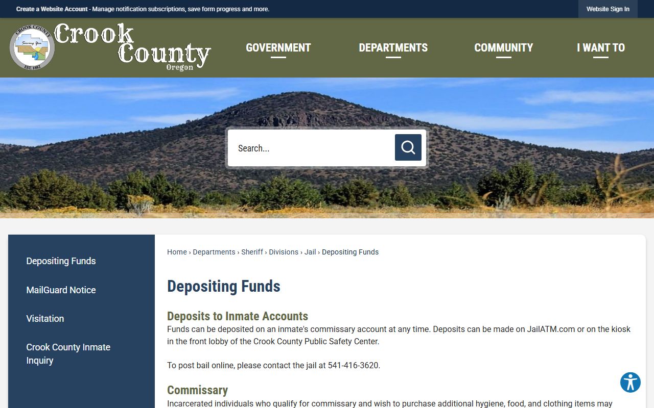 Crook County Court Clerk records compared with jail funds records