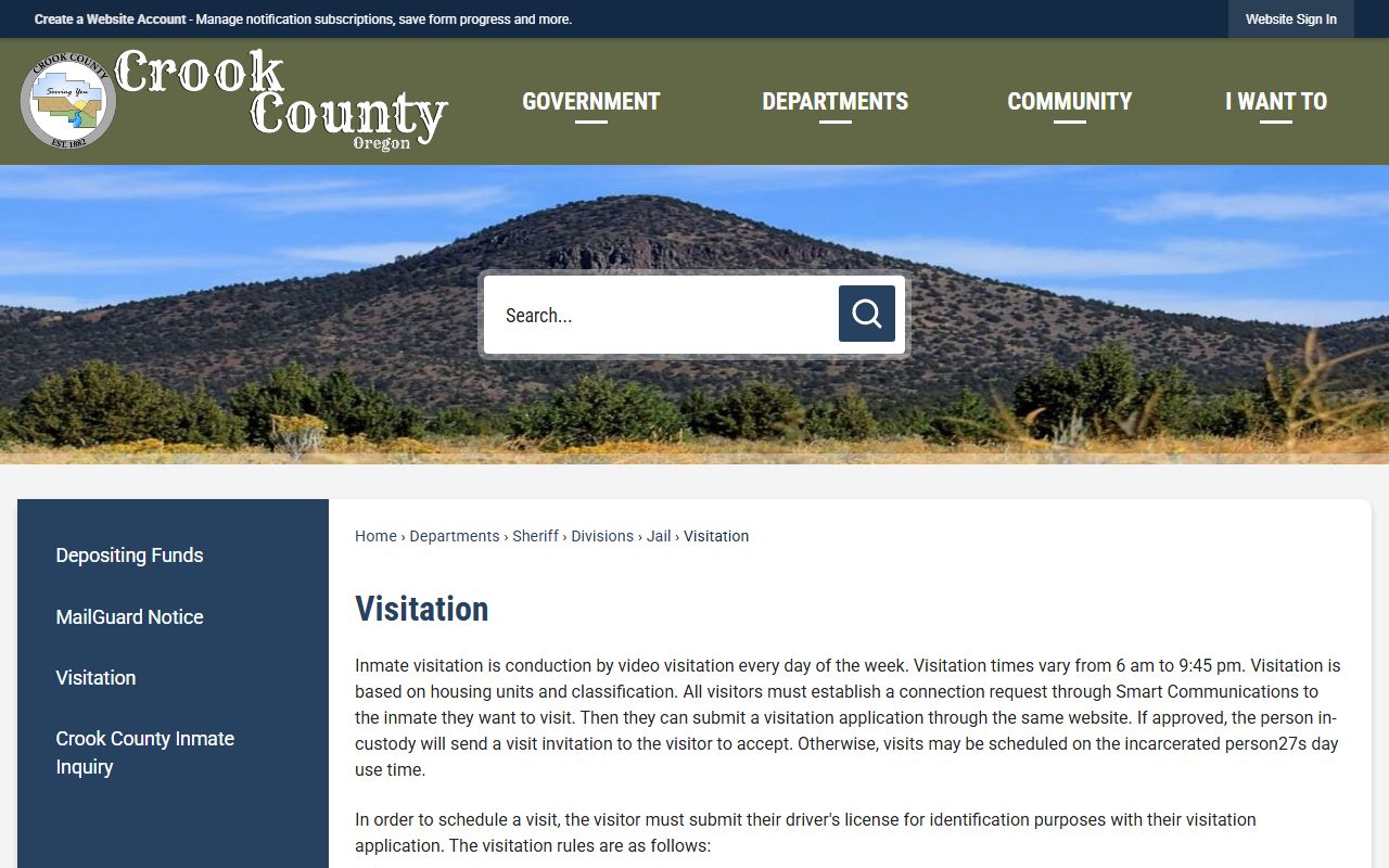 Crook County Court Clerk records and courthouse access rules